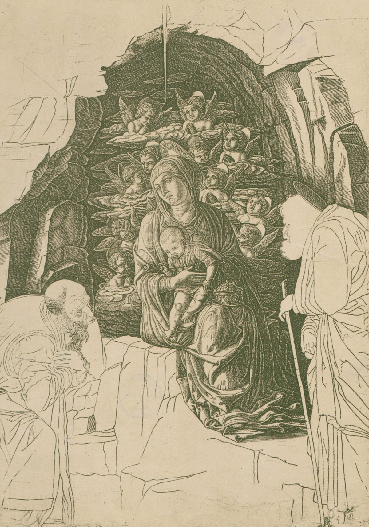<span class="numbwork">1505</span > <span class="bullwork">•</span > La Virgen en la gruta (La adoración de los Magos)