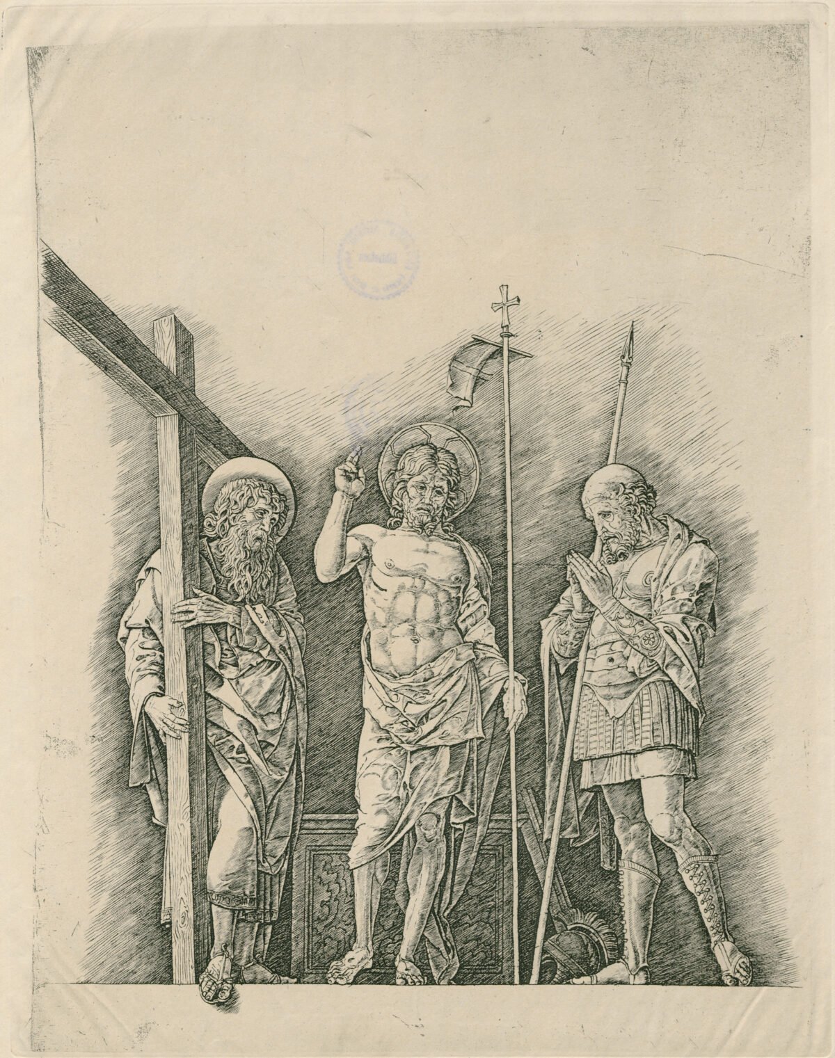 <span class="numbwork">1506</span > <span class="bullwork">•</span > Cristo resucitado entre San Andrés y San Longinos