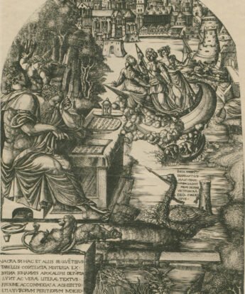 <span class="numbwork">1523</span > <span class="bullwork">•</span > Jean Duvet como San Juan Evangelista