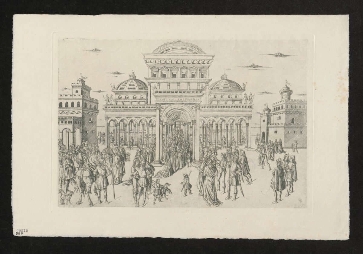 <span class="numbwork">1525</span > <span class="bullwork">•</span > Visita de la reina de Saba a la corte del rey Salomón - Image 2