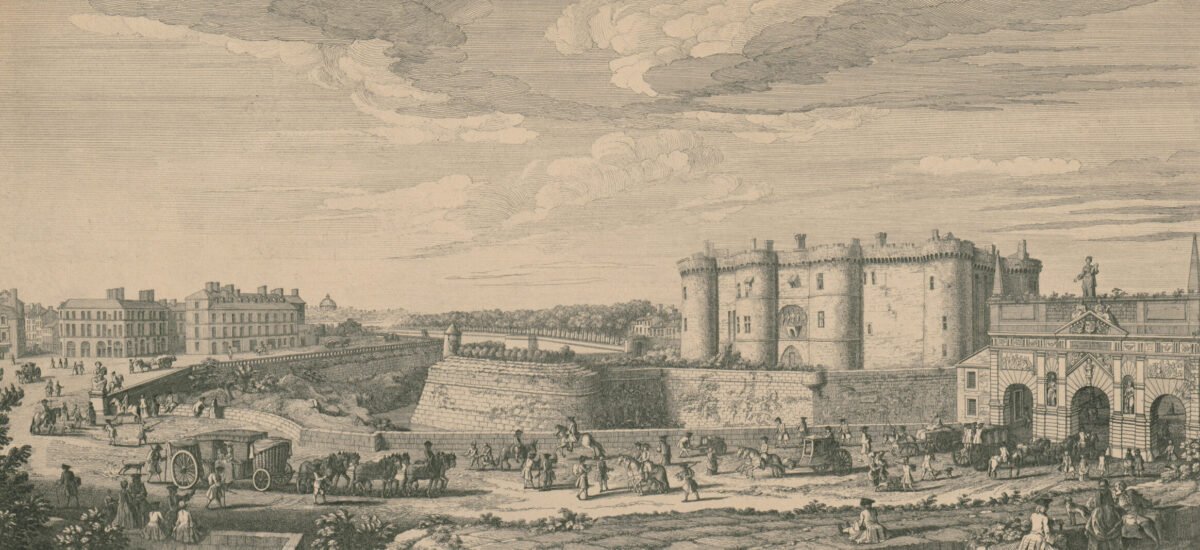 <span class="numbwork">1536</span > <span class="bullwork">•</span > Vista de la Bastilla de París (la puerta de Saint-Antoine y parte del suburbio)
