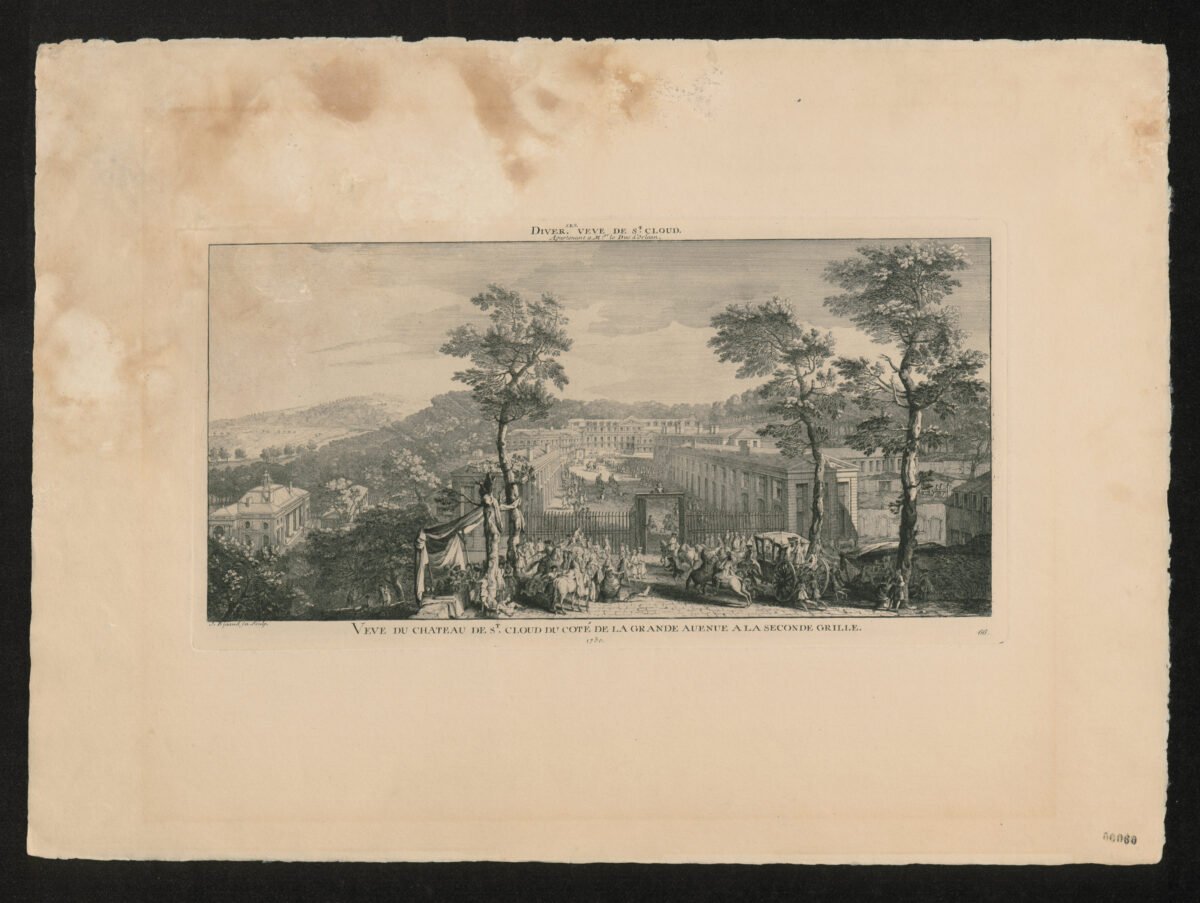 <span class="numbwork">1540</span > <span class="bullwork">•</span > Vista del Castillo de St. Cloud desde el lado de la avenida principal - Image 2