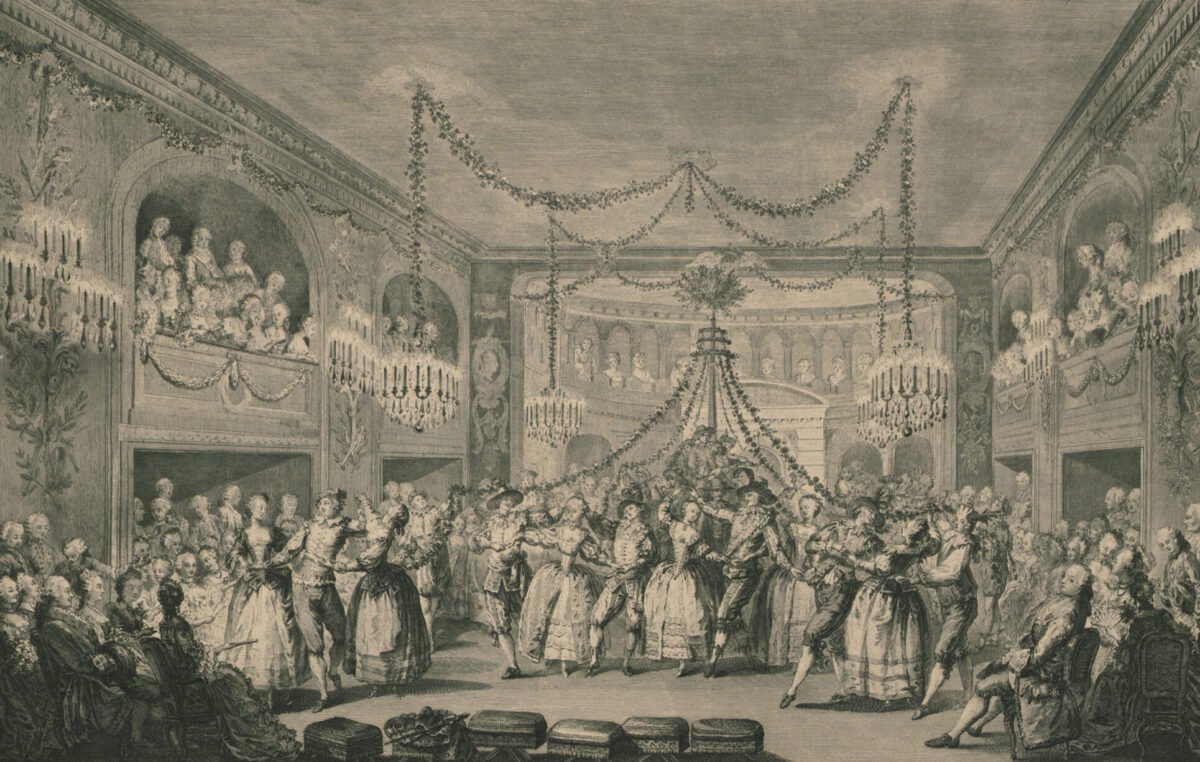 <span class="numbwork">1541</span > <span class="bullwork">•</span > La boda del pueblo (realizada en Versalles durante el Carnaval de 1763)