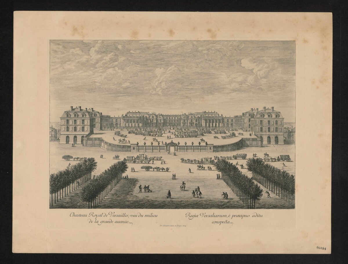 <span class="numbwork">1542</span > <span class="bullwork">•</span > Palacio Real de Versalles desde el centro de la avenida principal - Image 2