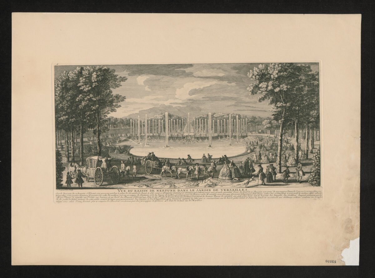 <span class="numbwork">1546</span > <span class="bullwork">•</span > Vista de la Fuente de Neptuno en el Jardín de Versalles - Image 2