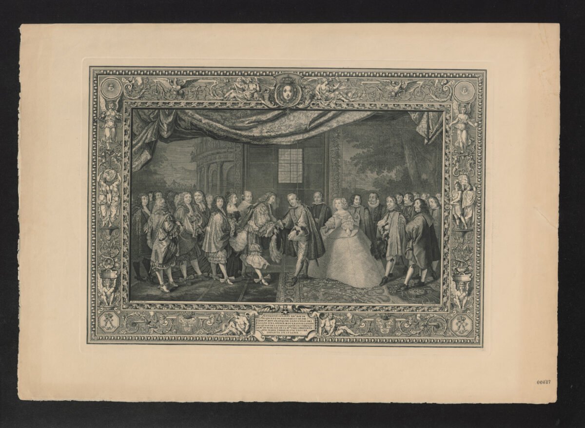 <span class="numbwork">1571</span > <span class="bullwork">•</span > Entrevista entre Luis XIV de Francia y Felipe IV de España - Image 2