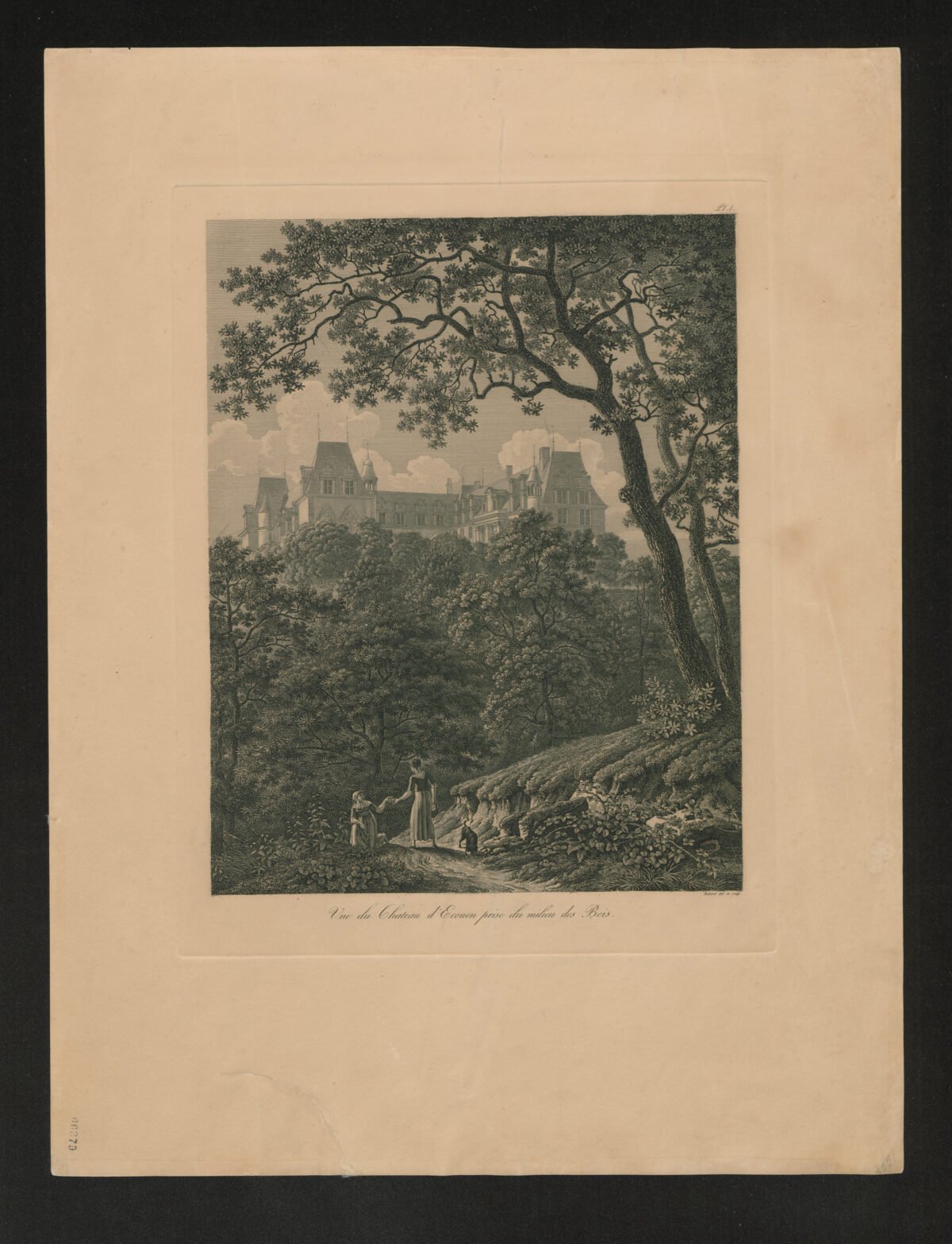 <span class="numbwork">1572</span > <span class="bullwork">•</span > Vista del castillo de Ecouen tomada desde el medio del bosque - Image 2