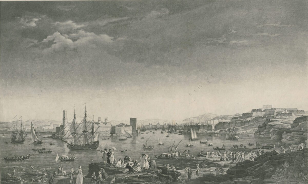 <span class="numbwork">1577</span > <span class="bullwork">•</span > Entrada al puerto de Marsella