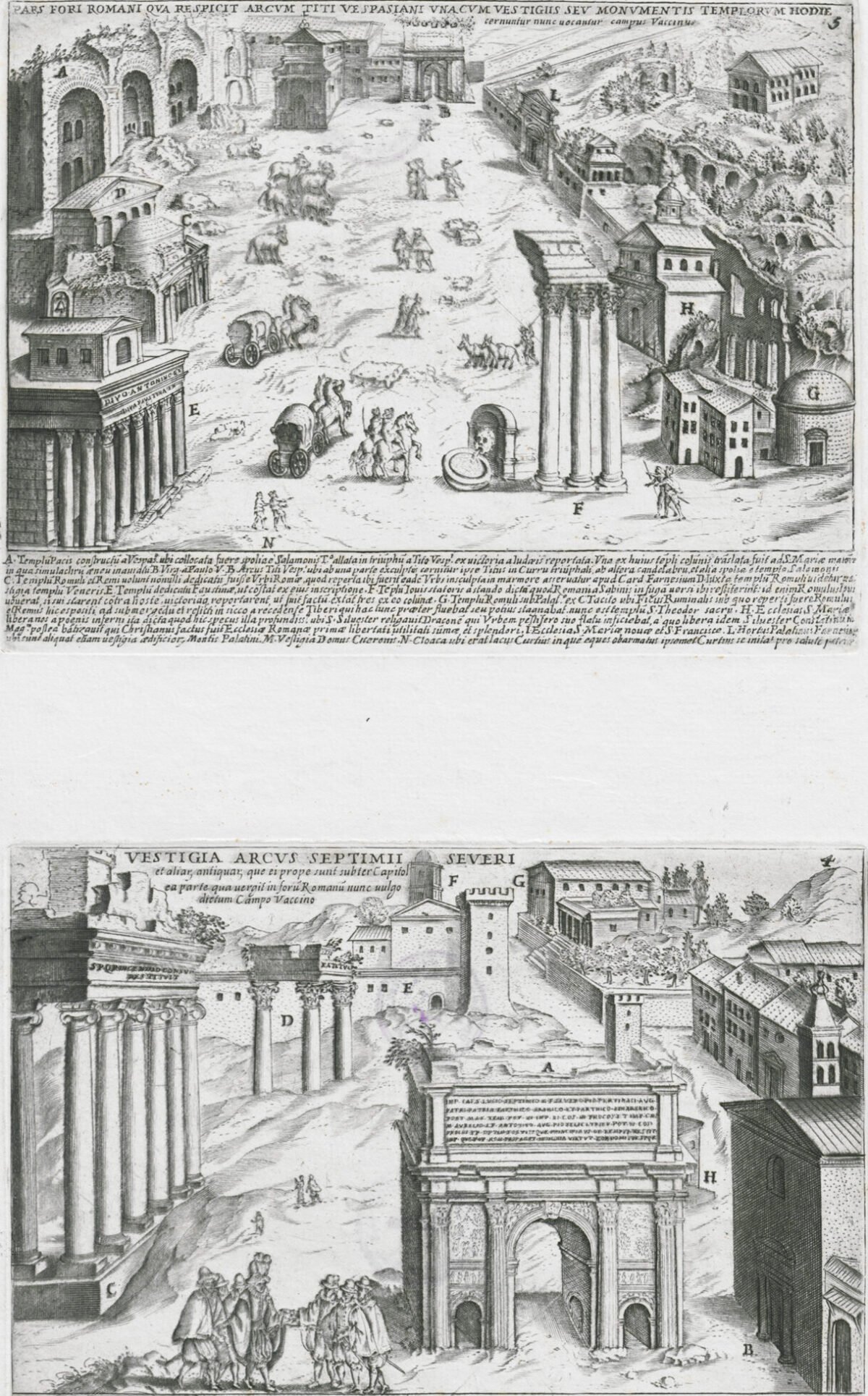 <span class="numbwork">1590</span > <span class="bullwork">•</span > El Foro Romano - El arco de Septimio Severo