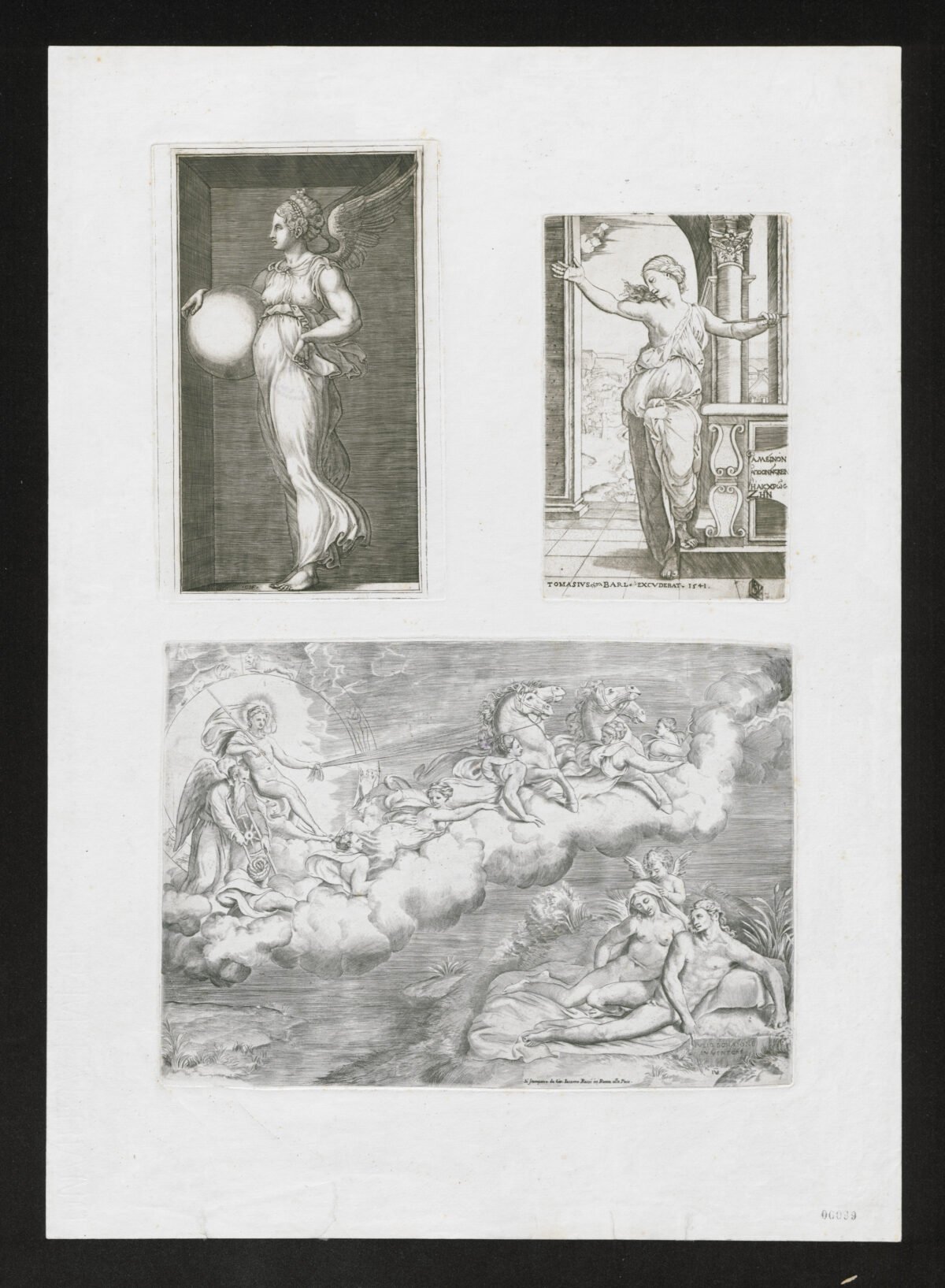 <span class="numbwork">1591</span > <span class="bullwork">•</span > Figura alegórica que sostiene una esfera - El suicidio de Lucrecia - Una alegoría del sol naciente - Image 2