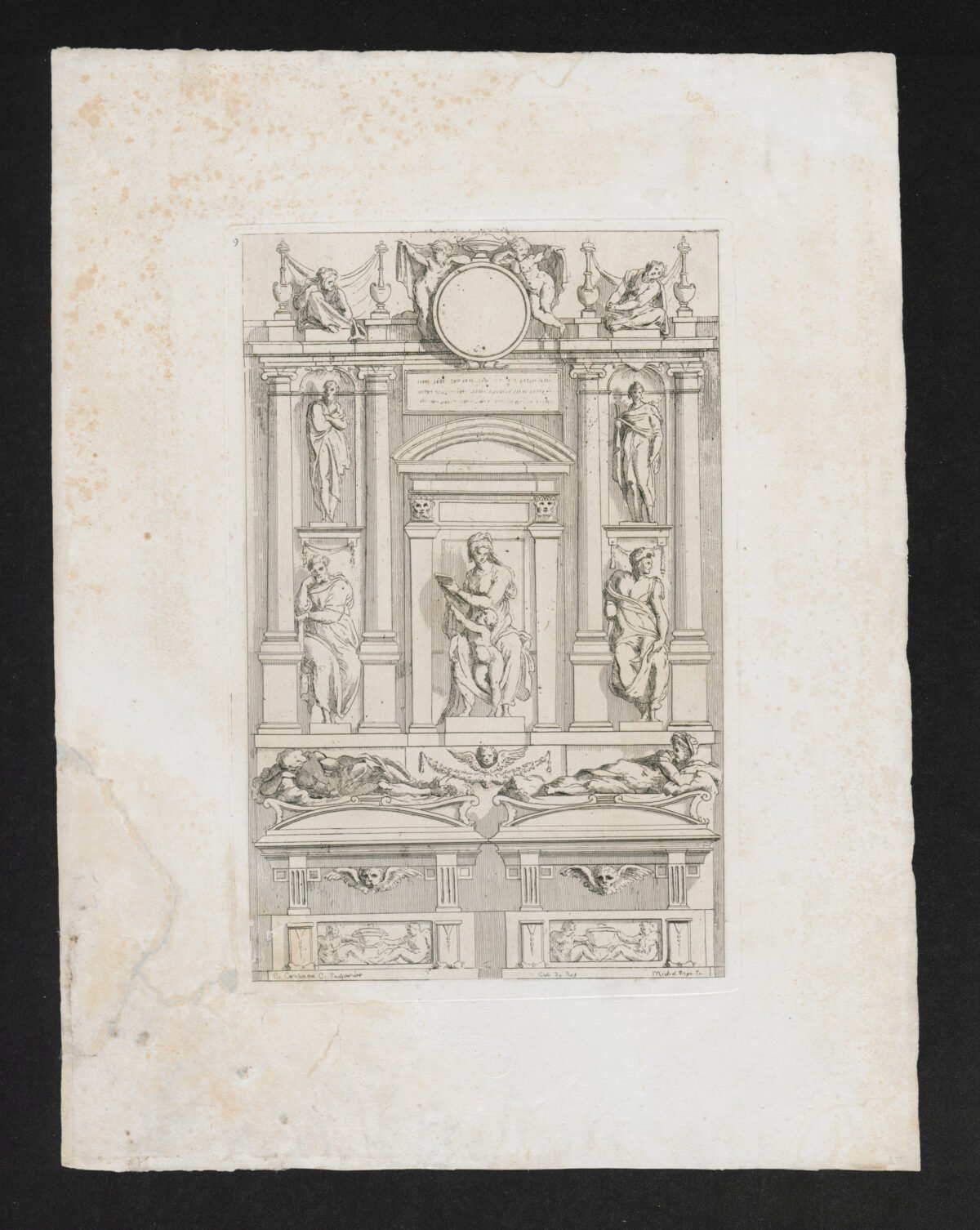<span class="numbwork">1594</span > <span class="bullwork">•</span > Estudio para una tumba de los Medici en San Lorenzo - Image 2