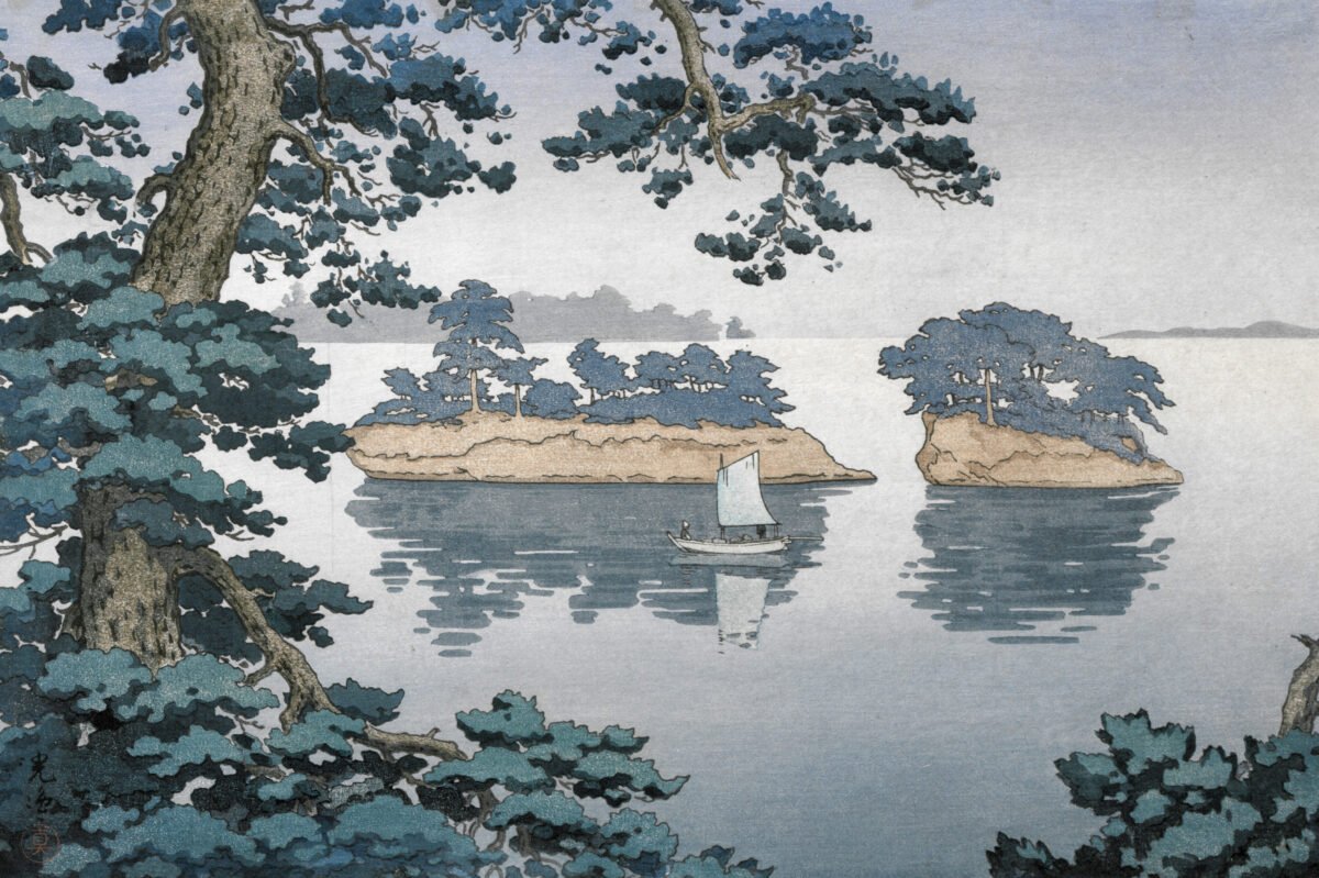 <span class="numbwork">1680</span > <span class="bullwork">•</span > Lluvia de primavera en Matsushima