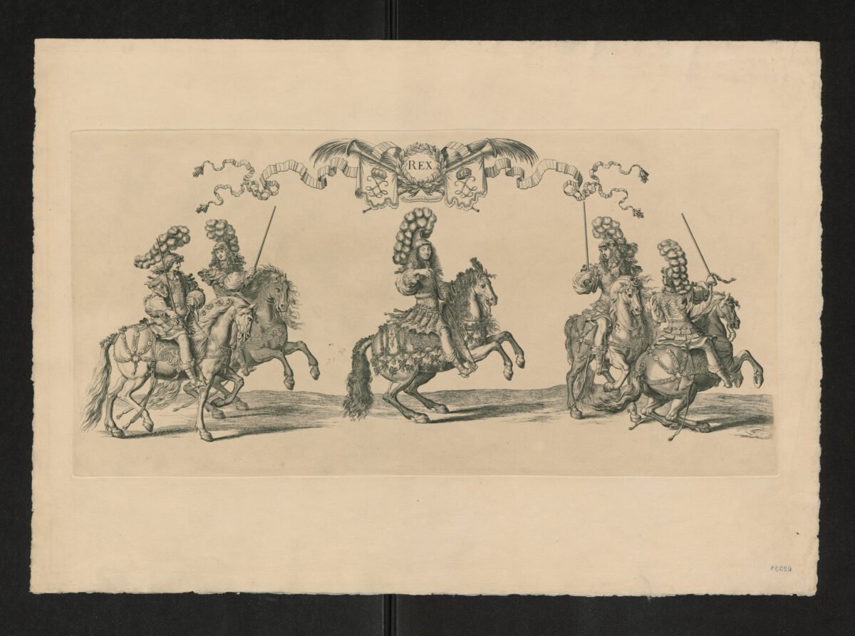 <span class="numbwork">1608</span > <span class="bullwork">•</span > La cuadrilla del rey Louis XIV - Rey y Emperador de los Romanos - Image 2