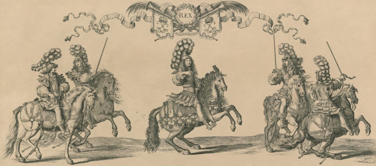 <span class="numbwork">1608</span > <span class="bullwork">•</span > La cuadrilla del rey Louis XIV - Rey y Emperador de los Romanos