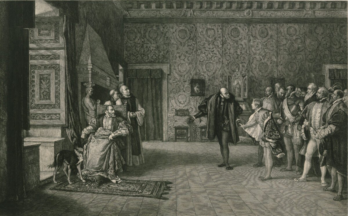 <span class="numbwork">1612</span > <span class="bullwork">•</span > Presentación de don Juan de Austria al emperador Carlos V