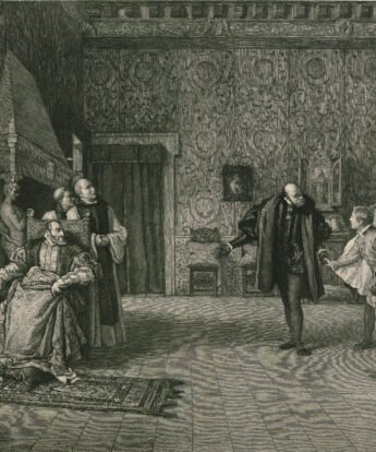 <span class="numbwork">1612</span > <span class="bullwork">•</span > Presentación de don Juan de Austria al emperador Carlos V