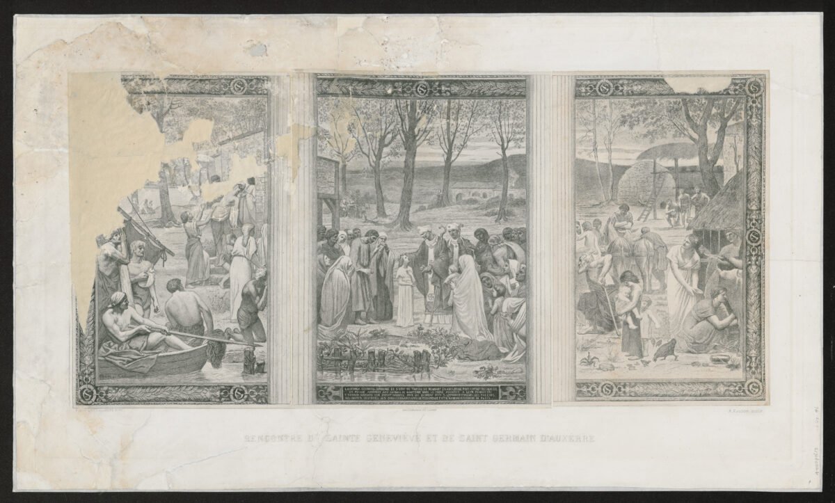 <span class="numbwork">1613</span > <span class="bullwork">•</span > Encuentro de Santa Genoveva y San Germán de Auxerre - Image 2