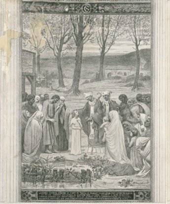 <span class="numbwork">1613</span > <span class="bullwork">•</span > Encuentro de Santa Genoveva y San Germán de Auxerre