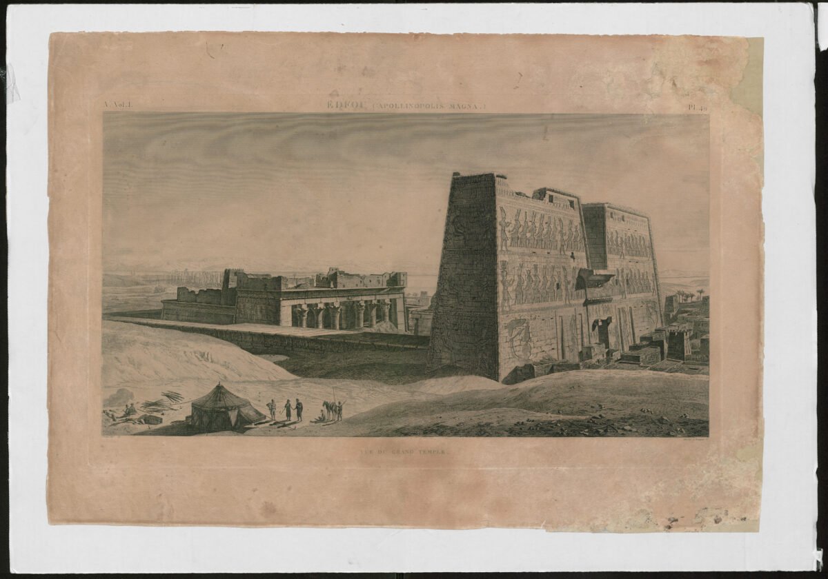 <span class="numbwork">1617</span > <span class="bullwork">•</span > Vista del templo de Horus en Edfu - Image 2