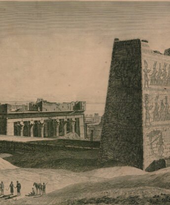 <span class="numbwork">1617</span > <span class="bullwork">•</span > Vista del templo de Horus en Edfu