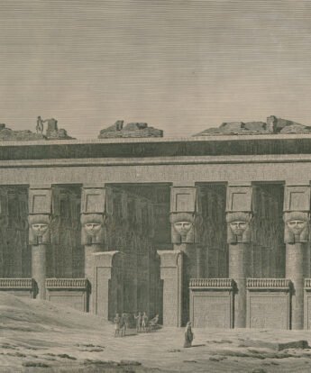<span class="numbwork">1621</span > <span class="bullwork">•</span > Vista del Templo de Hathor (Templo de Dendera)