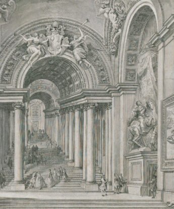 <span class="numbwork">1623</span > <span class="bullwork">•</span > Vista de la Scala Reggia (Palacio Apostólico Vaticano)
