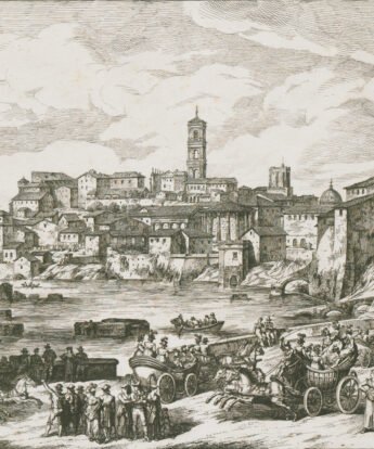 <span class="numbwork">1634</span > <span class="bullwork">•</span > Vista del Capitolio (tomada desde el pie del monte Aventino)