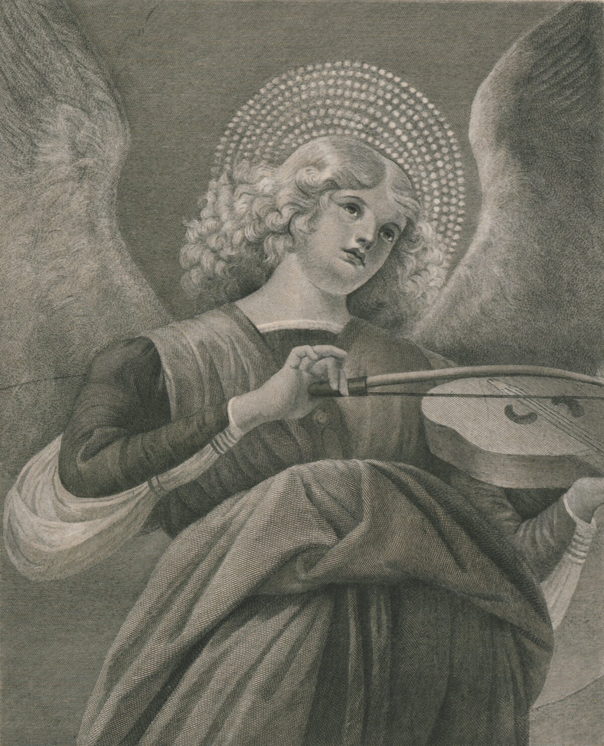 <span class="numbwork">1638</span > <span class="bullwork">•</span > Ángel con un laúd / Ángel con violín