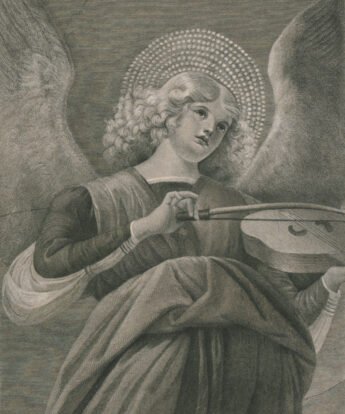 <span class="numbwork">1638</span > <span class="bullwork">•</span > Ángel con un laúd / Ángel con violín