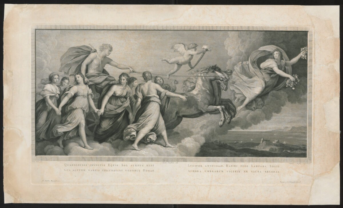 <span class="numbwork">1642</span > <span class="bullwork">•</span > Aurora (esparciendo flores y conduciendo a Apolo) - Image 2