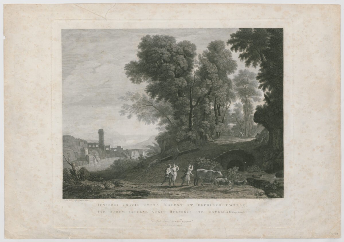 <span class="numbwork">1645</span > <span class="bullwork">•</span > Paisaje con el viaje de Jacob (pastores y rebaño) - Image 2
