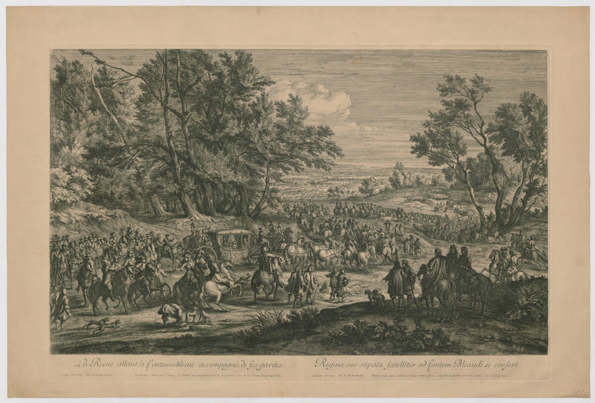 <span class="numbwork">1652</span > <span class="bullwork">•</span > La reina se dirige a Fontainebleau acompañada de sus guardias - Image 2