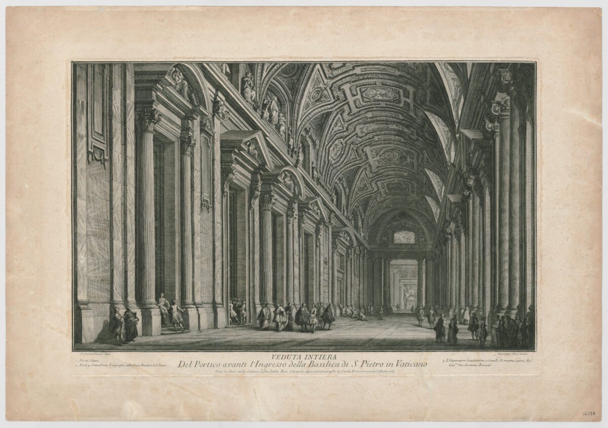 <span class="numbwork">1653</span > <span class="bullwork">•</span > Entrada de la Basílica de San Pedro (Vaticano) - Image 2