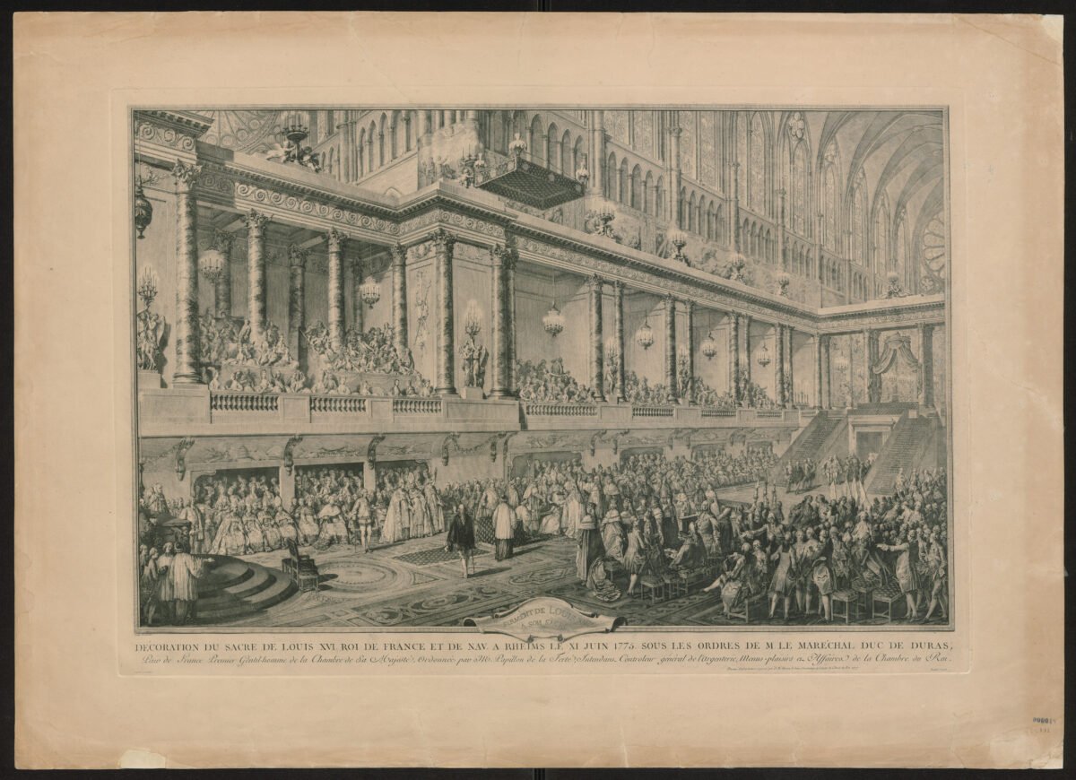 <span class="numbwork">1656</span > <span class="bullwork">•</span > Decoración de la coronación de Luis XVI (Catedral de Reims) - Image 2