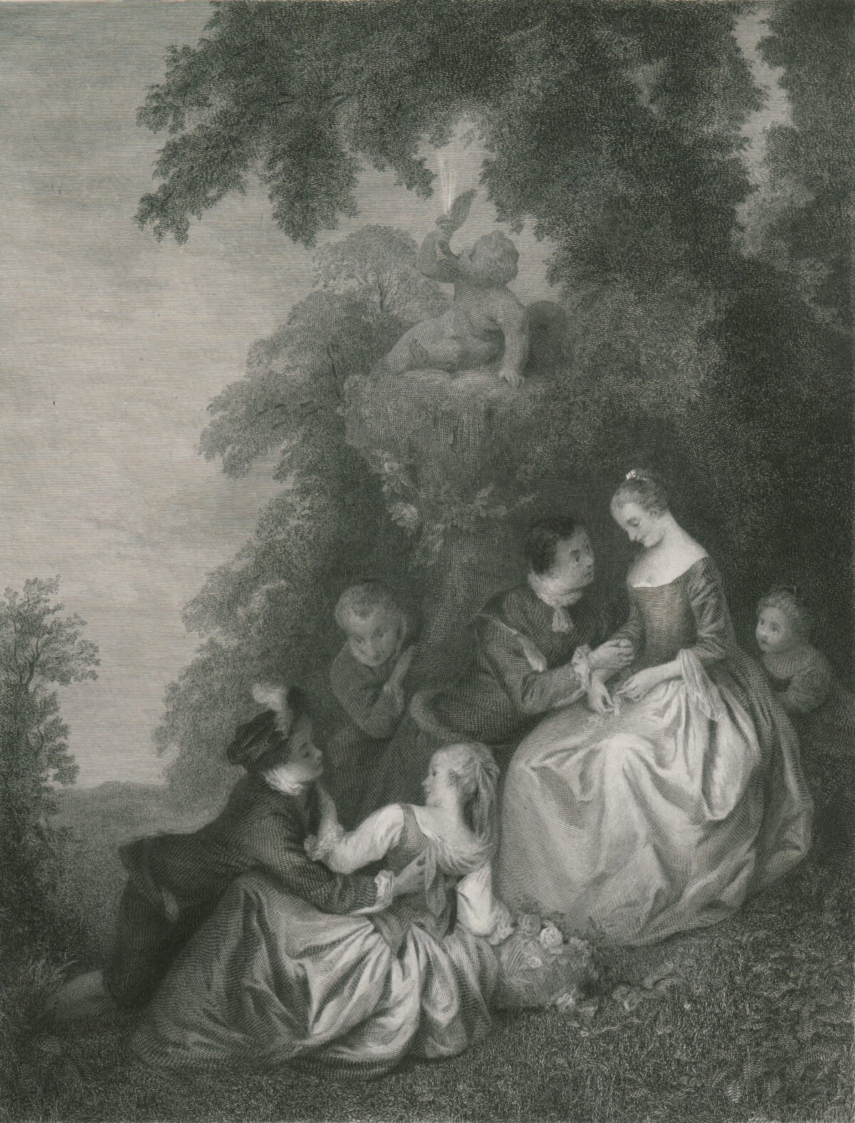 <span class="numbwork">1663</span > <span class="bullwork">•</span > Conversación galante en un parque