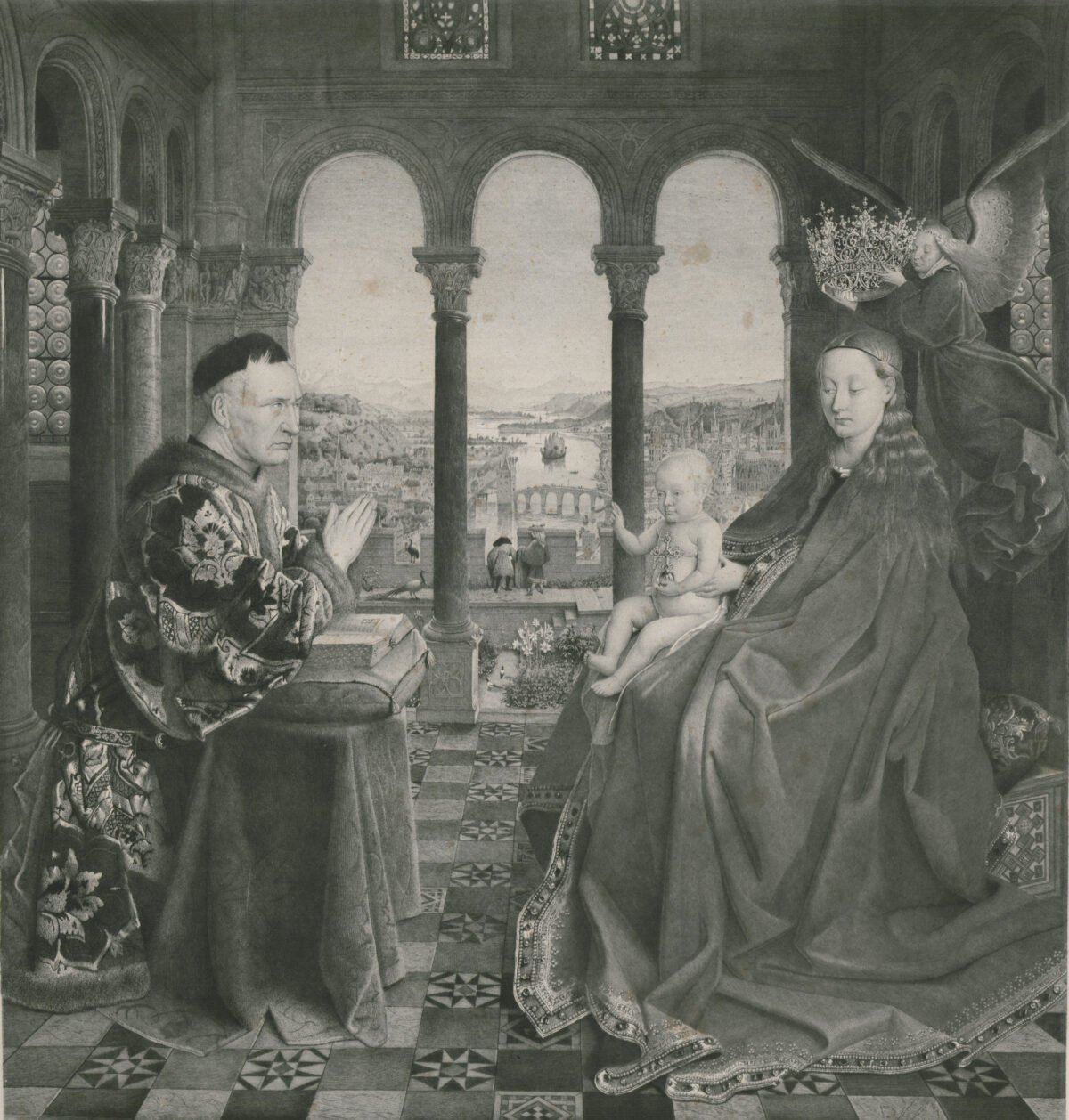 <span class="numbwork">1664</span > <span class="bullwork">•</span > La Virgen del canciller Nicolás Rolin