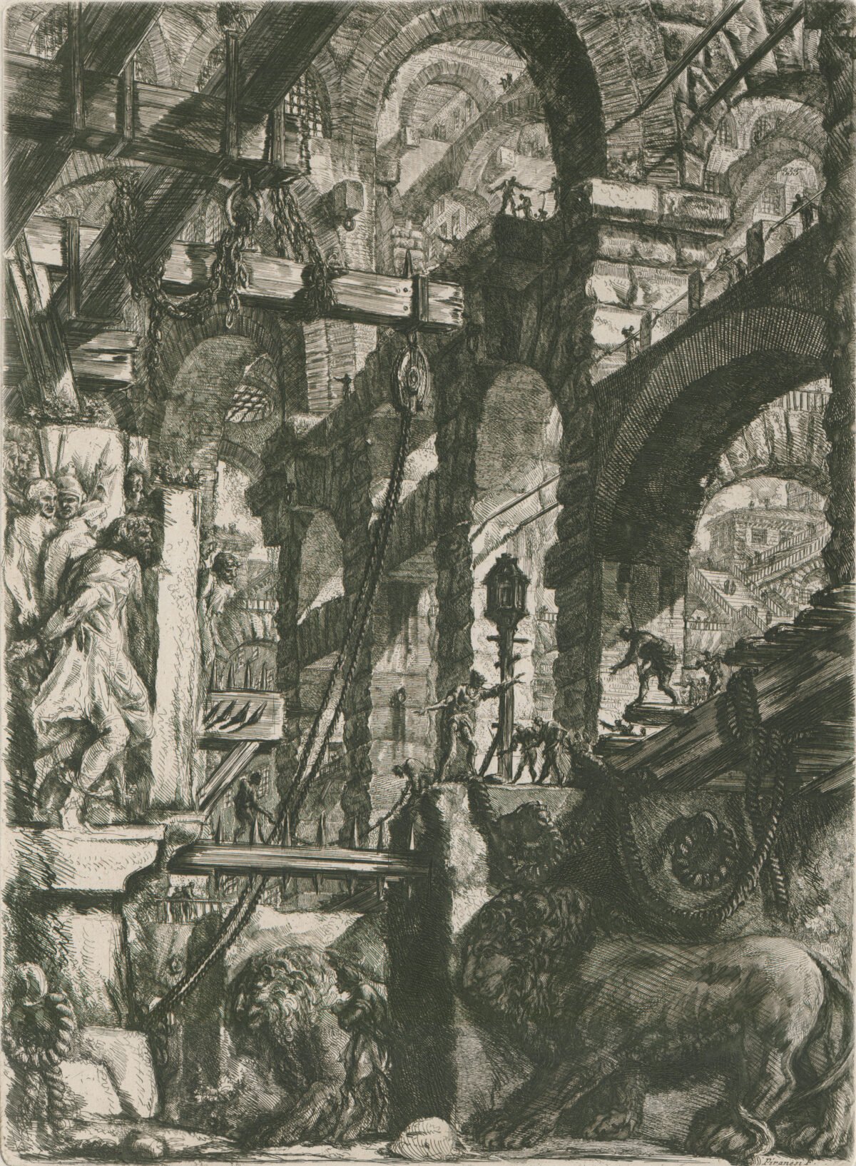 <span class="numbwork">1665</span > <span class="bullwork">•</span > Prisión V (Los bajorrelieves del león)