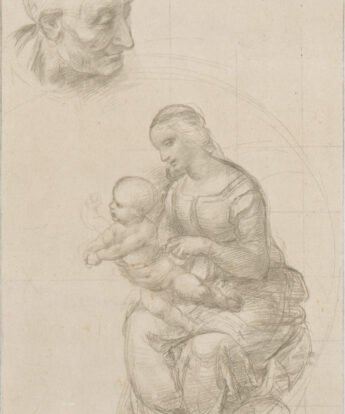 <span class="numbwork">1668</span > <span class="bullwork">•</span > Estudio de figura humana (cabeza de hombre y mujer con niño)