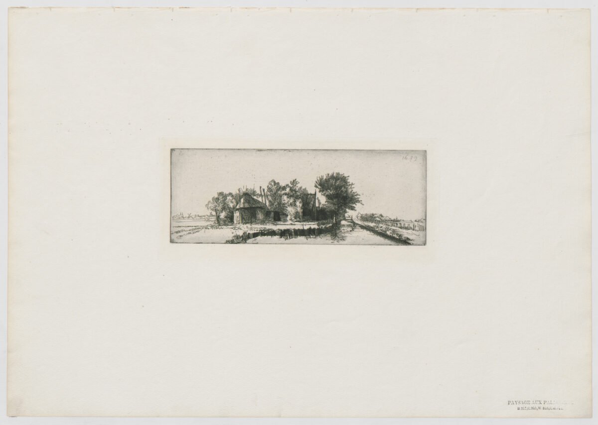 <span class="numbwork">0202</span > <span class="bullwork">•</span > Paisaje con un canal y una empalizada - Image 2