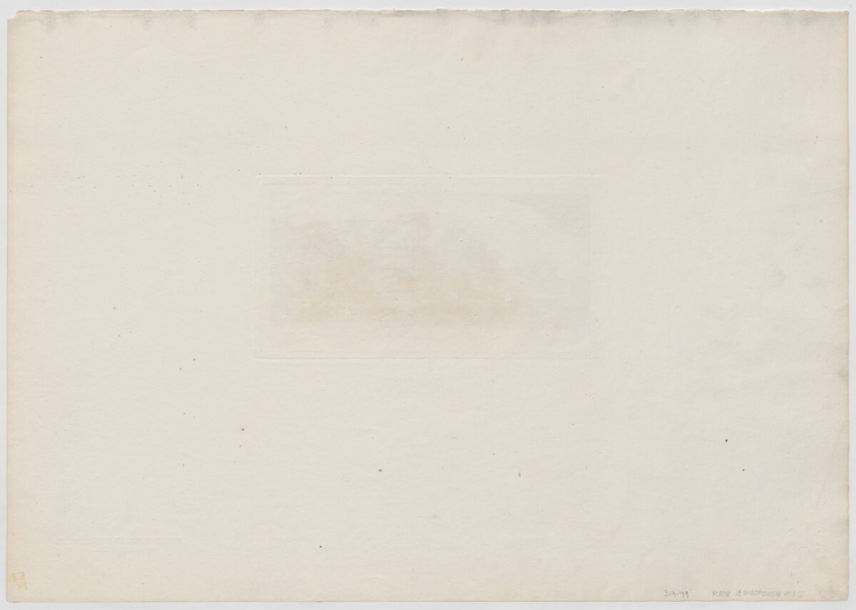 <span class="numbwork">0204</span > <span class="bullwork">•</span > Paisaje con dos granjas y un hombre en un bote - Image 3