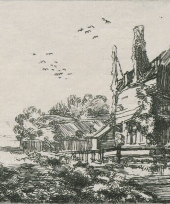 <span class="numbwork">0205</span > <span class="bullwork">•</span > Paisaje de la casa con tres chimeneas