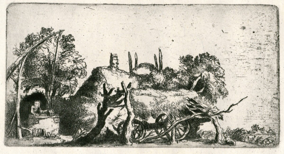 <span class="numbwork">0206</span > <span class="bullwork">•</span > Paisaje con pozo y carreta