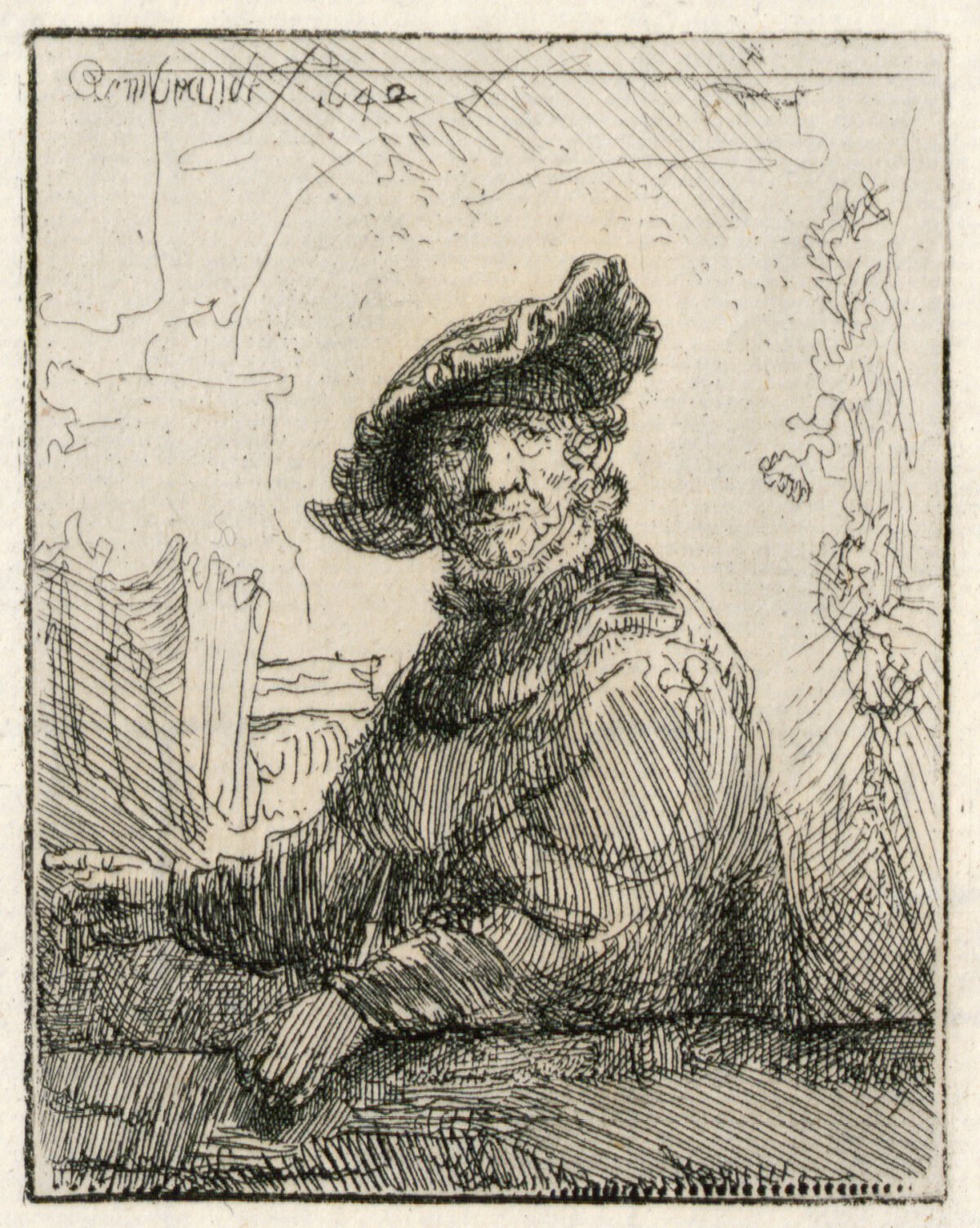 <span class="numbwork">0209</span > <span class="bullwork">•</span > Hombre bajo un cenador