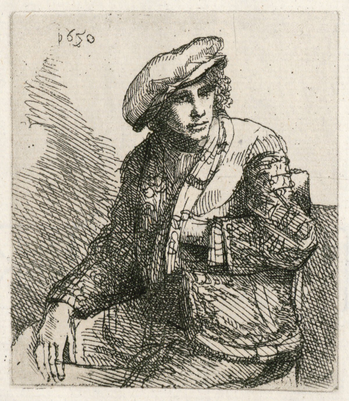 <span class="numbwork">0210</span > <span class="bullwork">•</span > Joven sentado con bolsa de juego