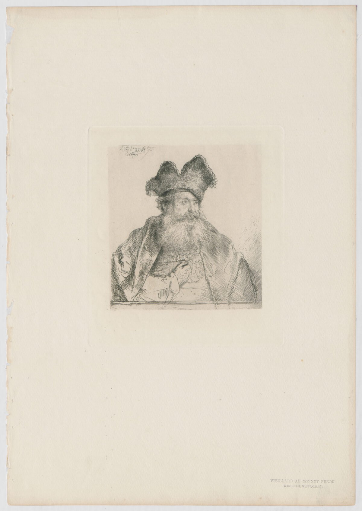 <span class="numbwork">0217</span > <span class="bullwork">•</span > Anciano con gorro de piel dividido - Image 2