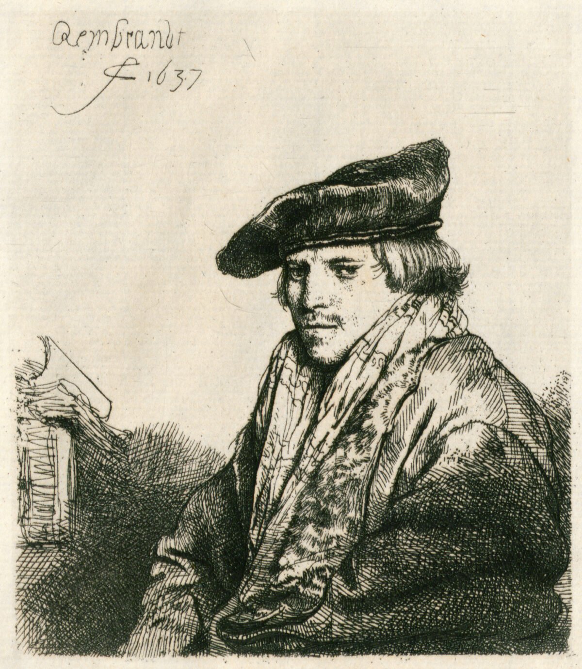 <span class="numbwork">0219</span > <span class="bullwork">•</span > Hombre joven con una gorra de terciopelo (Ferdinand Bol)