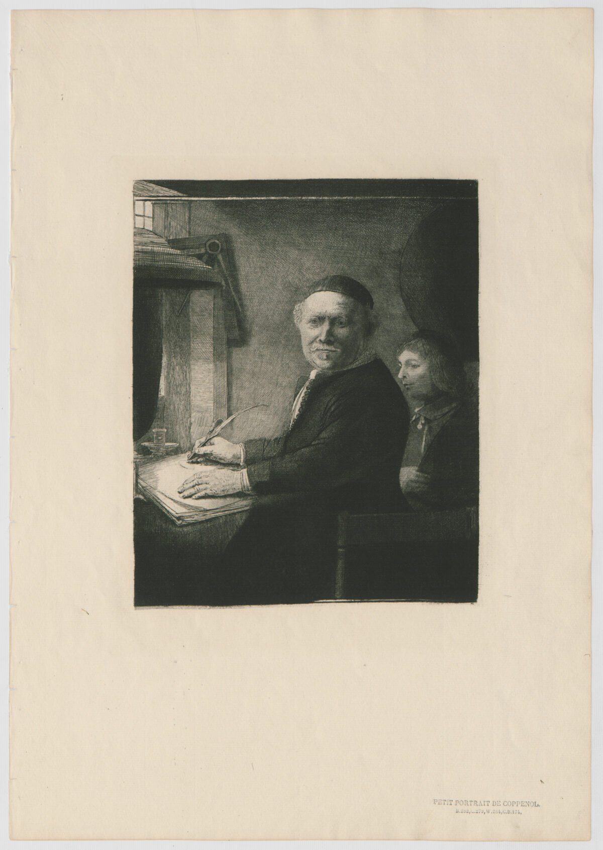 <span class="numbwork">0226</span > <span class="bullwork">•</span > Retrato de Lieven Willemsz van Coppenol (placa pequeña) - Image 2