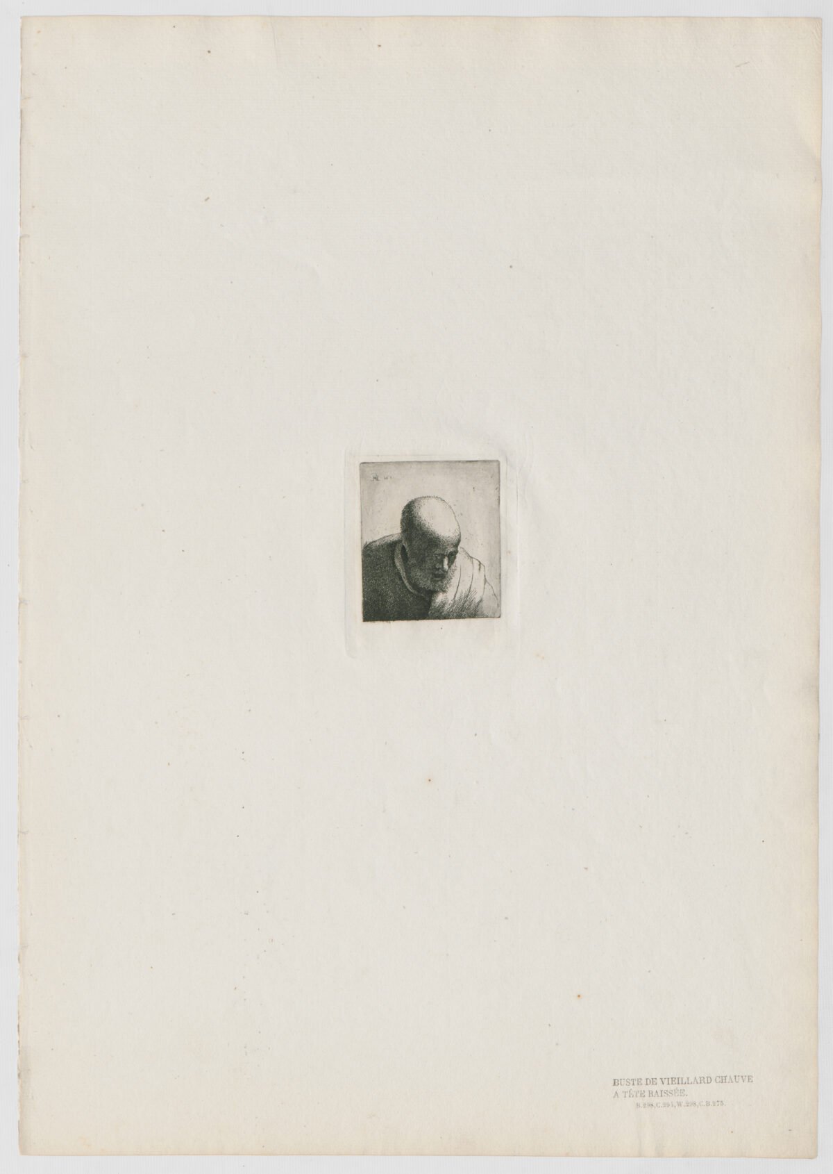 <span class="numbwork">0239</span > <span class="bullwork">•</span > Busto de hombre calvo con la boca abierta (mirando hacia abajo) - Image 2