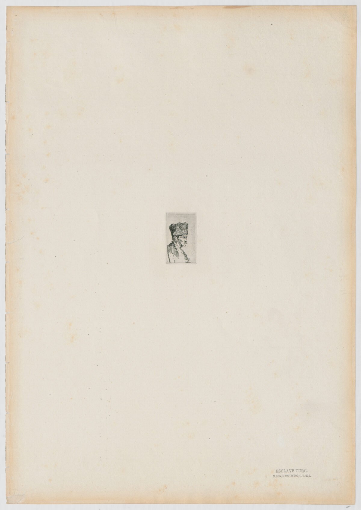 <span class="numbwork">0243</span > <span class="bullwork">•</span > Busto de hombre con bigote y sombrero - Image 2