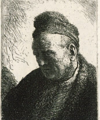 <span class="numbwork">0247</span > <span class="bullwork">•</span > Busto de hombre sin barba con una capa de piel y gorra